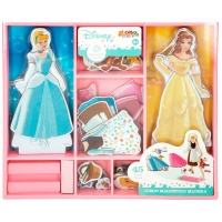 Magneetti: Disney Princess - Dresses, Wooden Magnetic Set