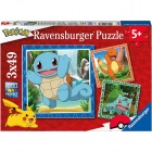 Palapeli: Pokemon Puzzle (3x49pcs)