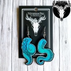 Korvakorut: Octopus Aqua Tentacle Earrings (4.5cm) (Niramuchu)