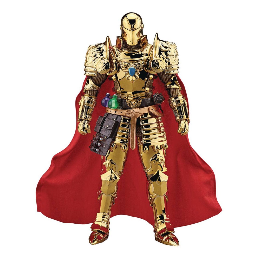 Figu: Marvel - Dynamic 8ction Medieval Knight Iron Man Gold 20cm   - Figuuri - Puolenkuun Pelit pelikauppa