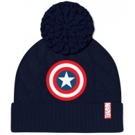 Pipo: Marvel - Captain America Blue Pom Beanie