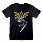 Legend Of Zelda T-shirt Link Starburst Size M