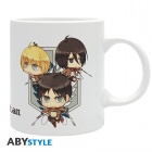 Muki: Attack On Titan - Chibi Trio (320ml)