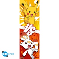 Juliste: Pokemon - Pikachu And Scorbunny (53x158cm)