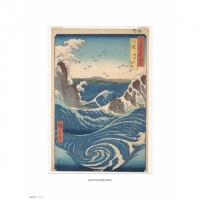 Juliste: Utagawa Hiroshige - Naruto Whirlpool Art Print (30x40cm)