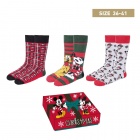 Sukat: Disney - Mickey Christmas Collection (3-pack, 36-41)