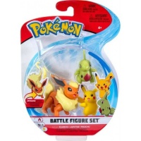 Pokemon: Battle Figure - Pikachu, Larvitar And Flareon