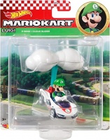 Hot Wheels: Mario Kart - Luigi P-Wing with Cloud Glider