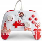 Powera: Enhanced Wired Controller - Mario (Red/White) (Switch)