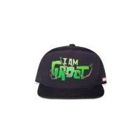 Lippis: Marvel - I Am Groot (txt) (Black) (Boys Snapback Cap)