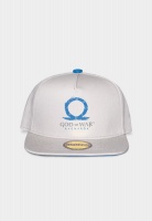 Lippis: God Of War - Ragnarok (White w Blue logo) (Snapback Cap)