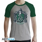 T-Paita: Harry Potter - Slytherin (Grey/Green) (XL)