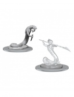 Critical Role Unpainted Miniatures: Serpentfolk & Ghost