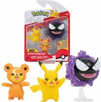 Pokemon: Battle Figure, 3 Pack - Teddiursa