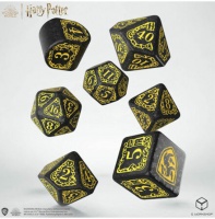 Noppasetti Harry Potter: Hufflepuff Modern Dice Set - Black