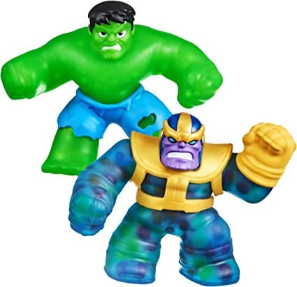 Heroes Of Goo Jit Zu: Marvel Versus Pack - Thanos Vs Hulk  - Gadget  + lelut - Puolenkuun Pelit pelikauppa