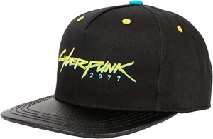 Lippis: Cyberpunk 2077 - Logo txt Snapback (Black)