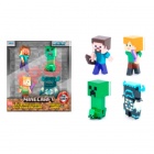 Figu: Minecraft - Metal Figures, 4-pack (7cm)