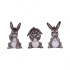 Nemesis Now: Three Wise Donkeys (11cm)