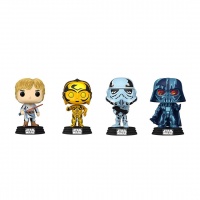 Funko Pop! Retro Series: Disney Star Wars (4-pack) (SE) Bobble-head