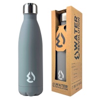 Juomapullo: Water Revolution - Grey Water Bottle (500ml)