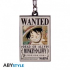 Avaimenper: One Piece - Wanted Luffy (Metal)