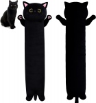 Pehmolelu: Snuggle Black Cat Pillow (79cm)