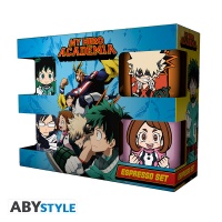 Muki: My Hero Academia - Chibi, Set 4 Espresso Mugs (110ml)