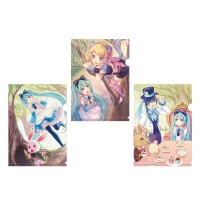 Muovitasku: Hatsune Miku - Clearfile 3-Pack Characters (A4)