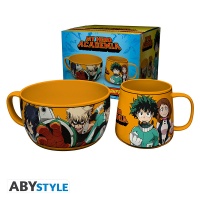 Muki: My Hero Academia - Heroes, Breakfast Set (Mug + Bowl)