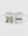 Muki: Tetris - Retro, White (330ml)