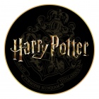 Matto: Harry Potter - Logo Lattiamatto Pelituolille (Musta/Kulta) (100x100)