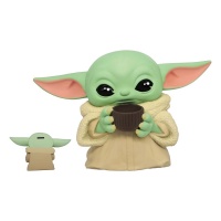 Sstpossu: Star Wars The Mandalorian - Grogu With Cup Bank (20cm)