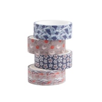 Teippi: Washi - Kokonote Hokusai Set Of 4