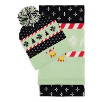 Pipo: Pokemon - Pikachu, Ski Beanie And Scarf Set