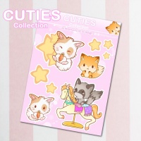 Tarra-arkki: Cuties Collection Stickers - Carousel (A6) (Niramuchu)