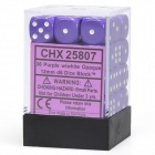 Noppasetti: Chessex - Purple/White (D6 x 36kpl)