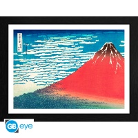 Taulu: Hokusai - Red Fuji (30x40cm)