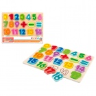 Numbers Puzzle Wood 24pcs