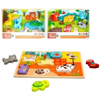 Animal: Wood Puzzle, Assorted (8palaa)