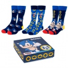 Sukat: Sonic The Hedgehog - Blue/Black, 3-pack (35-41)