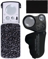 Suurennuslasi: LED Magnifying Glass 2-Pack (30-90x Magnification)