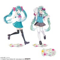 Figu: Platinum Zakka Big Clear Acrylic Stand - Hatsune Miku 16th Anniversary (Satu