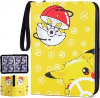 Korttikansio: Pokemon korteille - Yellow Wink (4-Pocket)