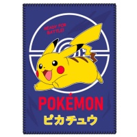 Peitto: Pokemon Ready For Battle Fleece Blanket