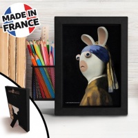 Taulu: Raving Rabbids - Girl Pearl Earring (15x20)