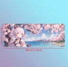 Hiirimatto: Anime - Girl and Cherry Blossoms (80x30)