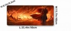 Pelimatto: Fantasy - Fire Soldier (90x40cm)