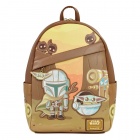 Reppu: Star Wars Loungefly - Mini Mandalorian And Grogu