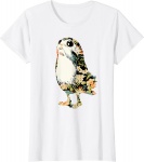 T-Paita: Star Wars - Tropical Porg White Ladyfit (L)